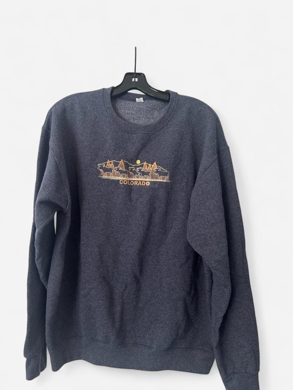 Blue-gray Colorado crewneck sweatshirt